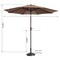 Nature Spring Nature Spring 9Ft Patio Umbrella- Auto Tilt, Brown 514804HKM - alternate 3